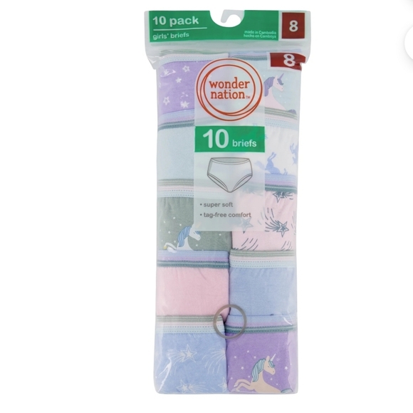 wonder nation Other - New Girl Wonder Nation Briefs Size 8 Pk Of 8